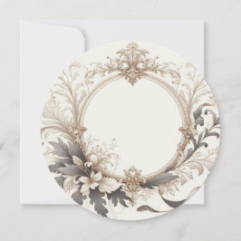 Elegante Ronde Kaart