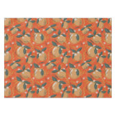 Elegante rood groen goud winter fruit vakantie tafelkleed (Voorkant (Horizontaal))