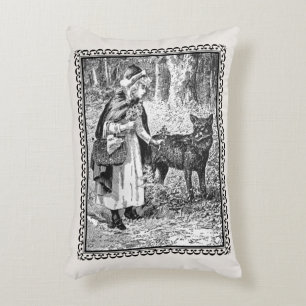 Elegante  Roodkapje Basket Bossen Decoratief Kussen