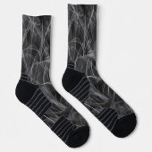 Elegante Rookwervelingstructuur Sokken (Rechts)