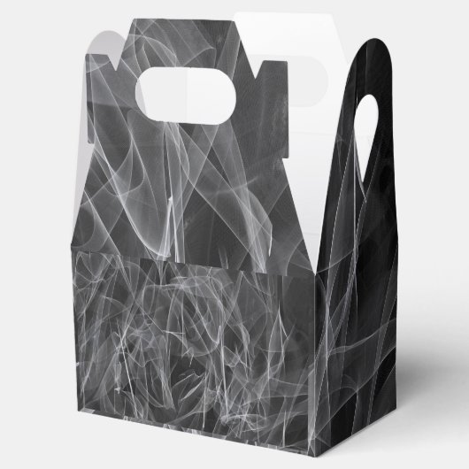 Elegante rookwervels – Mystieke esthetiek Bedankdoosjes (Geopend)