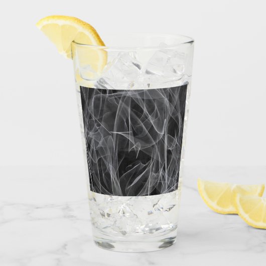 Elegante rookwervels – Mystieke esthetiek Glas (Voorkant ijs)