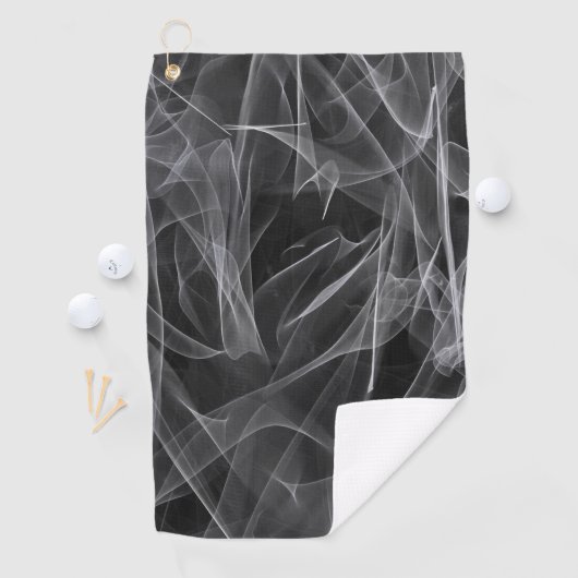 Elegante rookwervels – Mystieke esthetiek Golfhanddoek (Insitu)