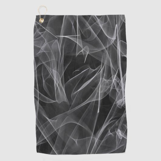 Elegante rookwervels – Mystieke esthetiek Golfhanddoek (Voorkant)