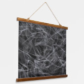 Elegante rookwervels – Mystieke esthetiek Hangend Wandkleed (Gebogen)