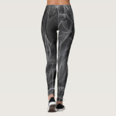 Elegante rookwervels – Mystieke esthetiek Leggings (Achterkant)
