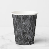 Elegante rookwervels – Mystieke esthetiek Papieren Bekers (Achterkant)