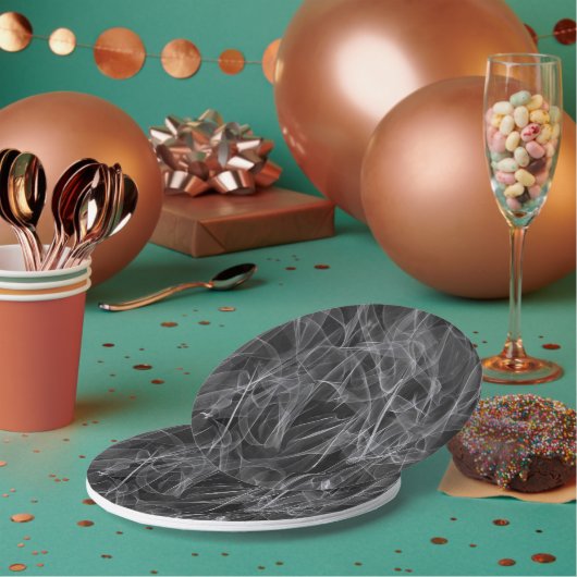 Elegante rookwervels – Mystieke esthetiek Papieren Bordje (Multi)