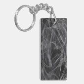 Elegante rookwervels – Mystieke esthetiek Sleutelhanger (Voorkant Links)