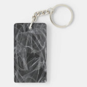 Elegante rookwervels – Mystieke esthetiek Sleutelhanger (achterkant)