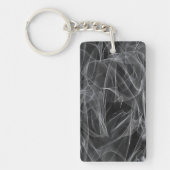 Elegante rookwervels – Mystieke esthetiek Sleutelhanger (Voorkant)