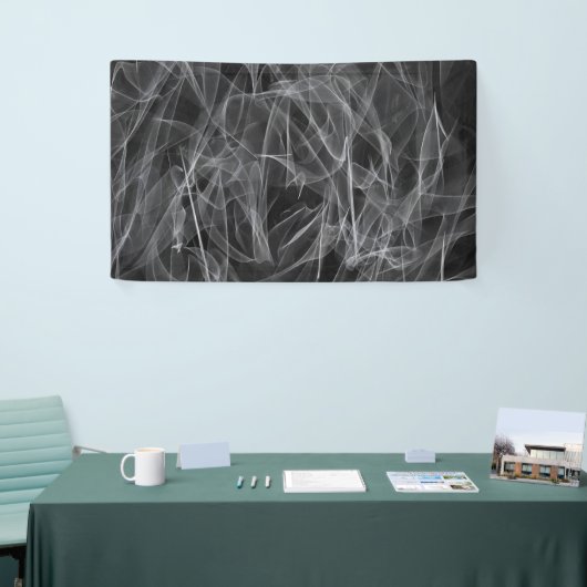 Elegante rookwervels – Mystieke esthetiek Spandoek (Beurs)