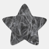 Elegante rookwervels – Mystieke esthetiek Ster Sticker (Voorkant)