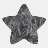 Elegante rookwervels – Mystieke esthetiek Ster Sticker (Voorkant)