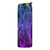 Elegante rookwervels – Mystieke esthetiek Thermosbeker (Gedraaid links)