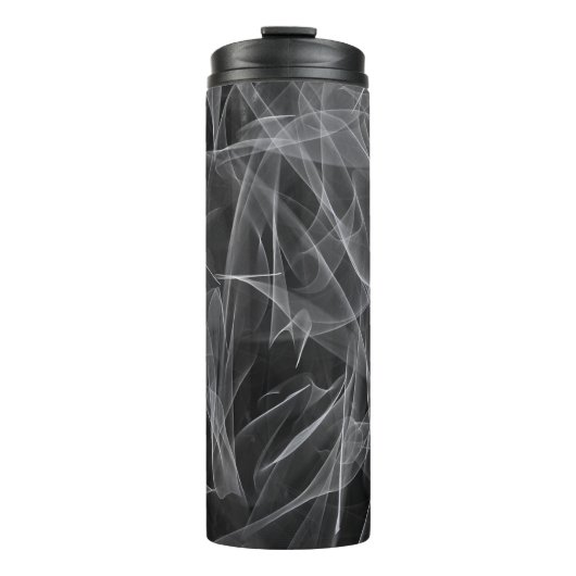 Elegante rookwervels – Mystieke esthetiek Thermosbeker (Voorkant)