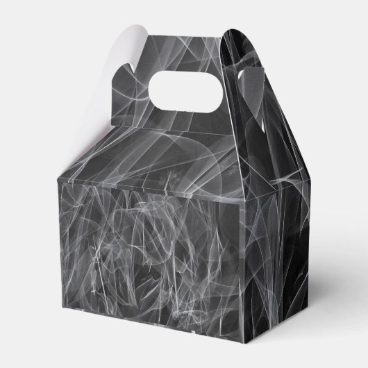 Elegante Rookwerveltextuur Bedankdoosjes (Achterkant)