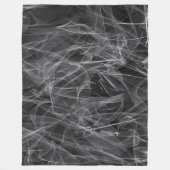Elegante Rookwerveltextuur Fleece Deken (Voorkant)