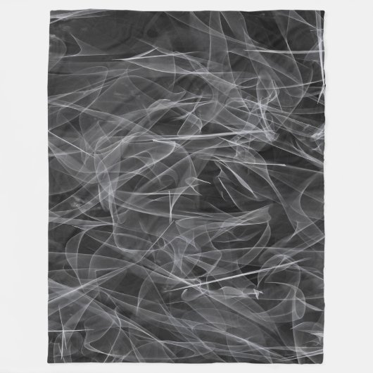 Elegante Rookwerveltextuur Fleece Deken (Voorkant)