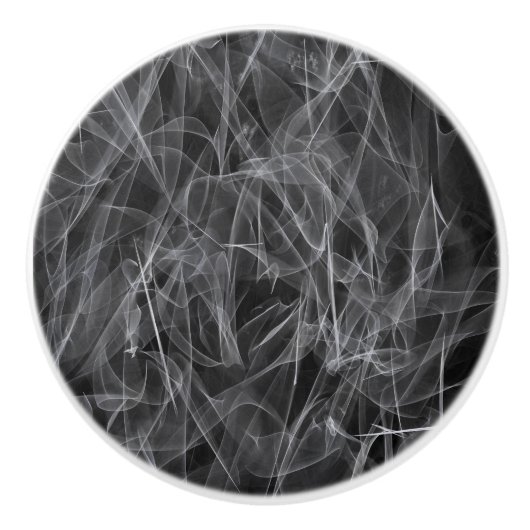 Elegante Rookwerveltextuur Keramische Knop (Voorkant)