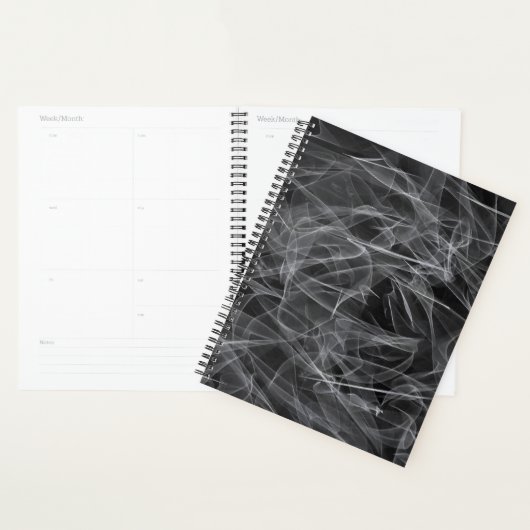 Elegante Rookwerveltextuur Planner (Display)