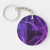 Elegante Rookwerveltextuur Sleutelhanger (Voorkant)