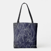 Elegante Rookwerveltextuur Tote Bag (Achterkant)