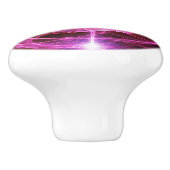 Elegante Roos Bloom: Gepersonaliseerde Deurknop Ac Keramische Knop (Zijkant)