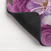 Elegante Roos Boeket Muismat (Hoek)