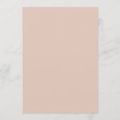 Elegante Roos Boog Save the Date Kaart (Achterkant)