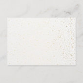 Elegante Roos bruiloft Enclosure Kaart (Achterkant)