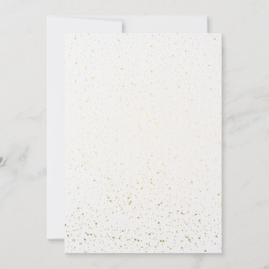 Elegante Roos bruiloft Kaart (Achterkant)