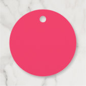 Elegante Roos Flower gepersonaliseerde bruiloft Bedankjes Labels (Achterkant)