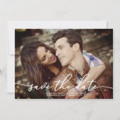 Elegante Roos foto Sla de datum op Kaart (Voorkant)