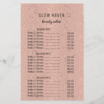 Elegante Roos Gold schoonheidssalon