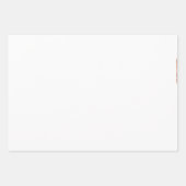 Elegante Roos Gold Wrap Paper Flat Sheet Set van 3 (Voorkant 3)