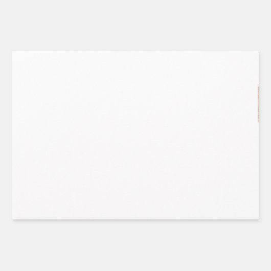 Elegante Roos Gold Wrap Paper Flat Sheet Set van 3 (Voorkant 3)