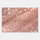 Elegante Roos Gold Wrap Paper Flat Sheet Set van 3 (Voorkant 2)