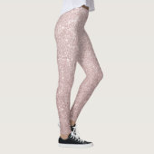 Elegante roos gouden glitter leggings (Rechts)