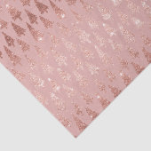 Elegante roos gouden glitter + roze mauve xmas tissuepapier (Detail)