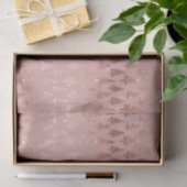 Elegante roos gouden glitter + roze mauve xmas tissuepapier (Geschenk)
