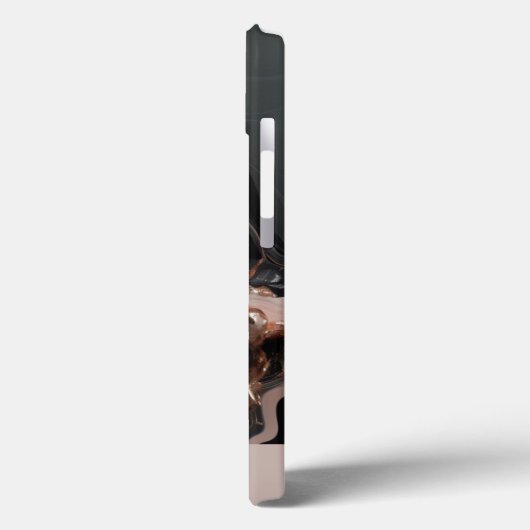 Elegante Roos gouden marmeren textuur Case-Mate iPhone Case (Achterkant / Links)