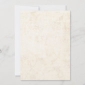 Elegante Roos Krans Trouwfeest Kaart (Achterkant)