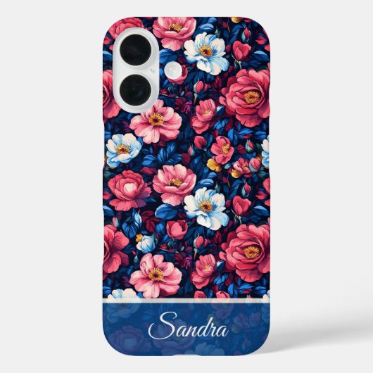 Elegante Roos Naam Geschenk Voor Vrouw Case-Mate iPhone Case (Achterkant)