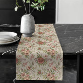 Elegante Roos Pattern Table Runner in Shabby-stijl Lange Tafelloper