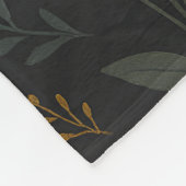 Elegante Roos & pioen Bloemen Fleece Deken (Hoek)