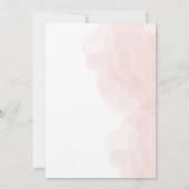 Elegante Roos-thema bruiloft Kaart (Achterkant)