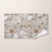Elegante Roos & Vine Patroon Handdoek (Handdoek)