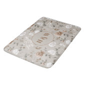 Elegante Roos & Vine Pattern Badmat (Gekanteld)