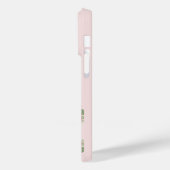 Elegante Roos Waterverf minimaal Personaliseer naa Case-Mate iPhone Case (Achterkant / Links)